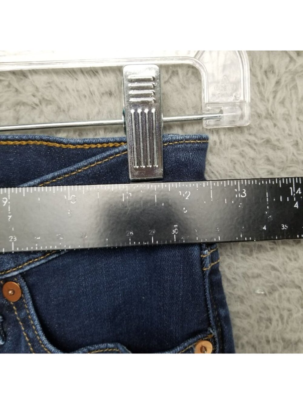 Madewell Jeans Womens 25 Blue Stretch Denim Skinny *Read* - Picture 5 of 16